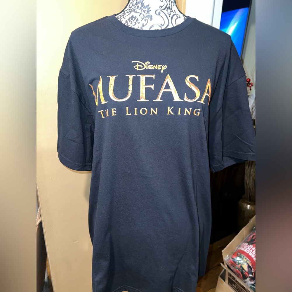 Disney Black Mufasa The Lion King Movie Tee